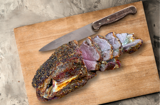 Herb-Crusted Lamb Roast with Jane’s Italian