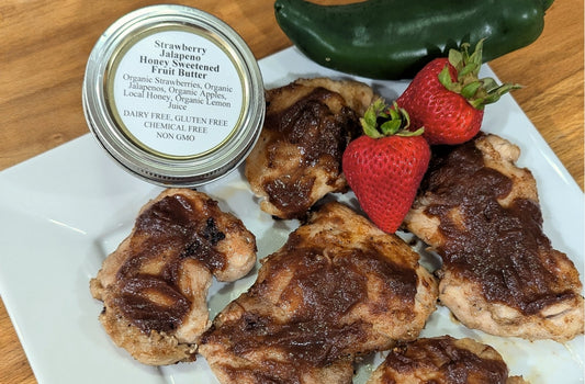 Strawberry Jalapeno Smoky Chicken Thighs