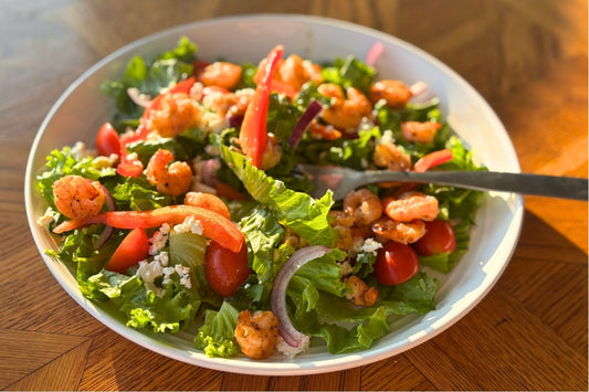 Lemon Pepper Shrimp Salad