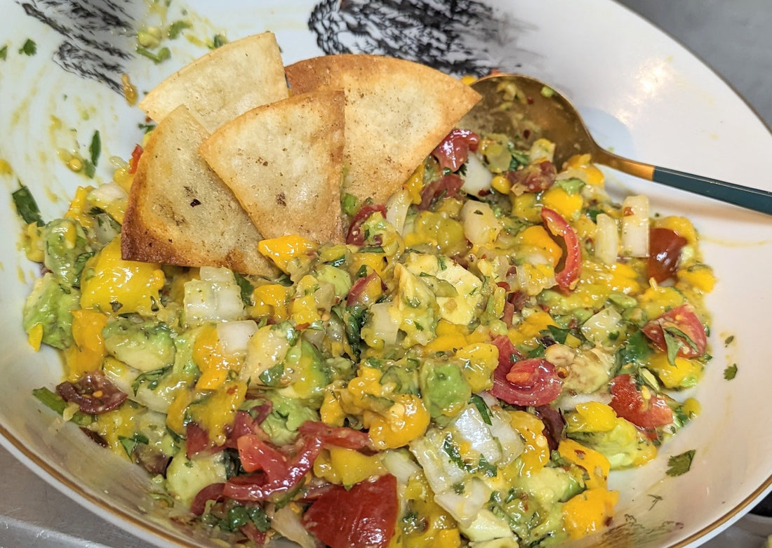 Mango Salsa with Rosebud's Guaca Salsa