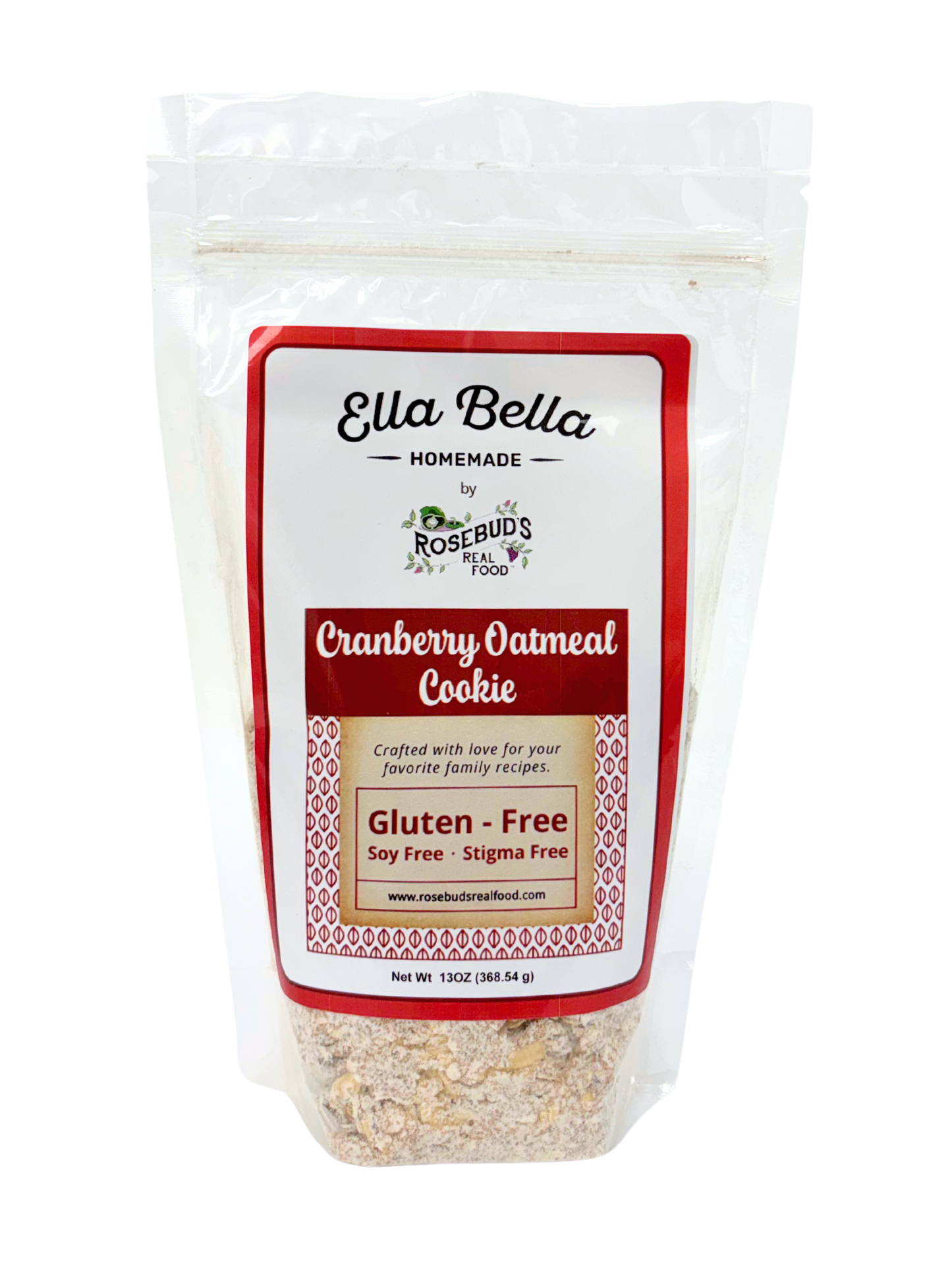 Ella Bella Gluten-Free Cranberry Oatmeal Cookie Mix