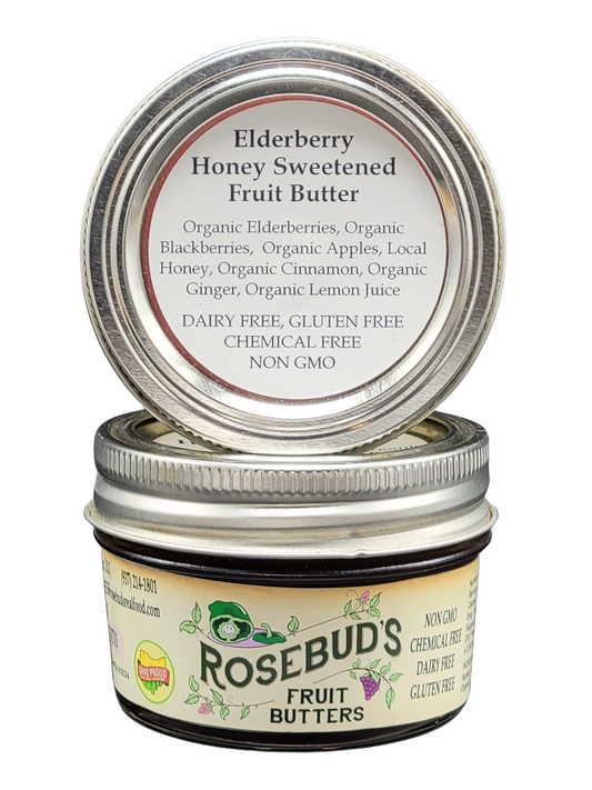 Elderberry Honey-Sweetened Fruit Butter