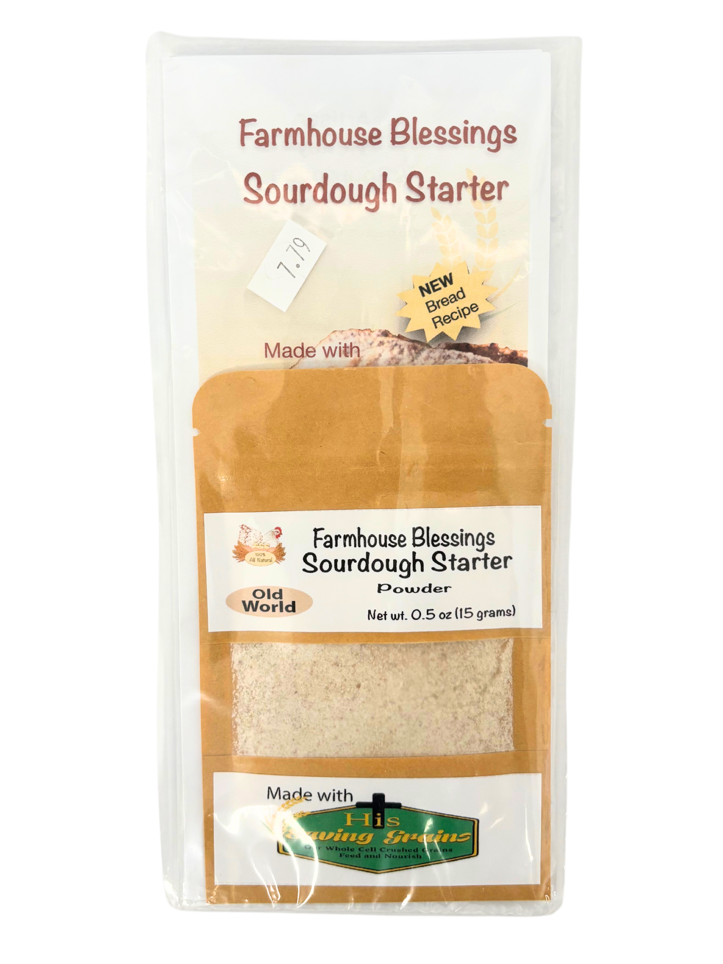 Sourdough Starter, Dehydrated, Farmhouse Blessings