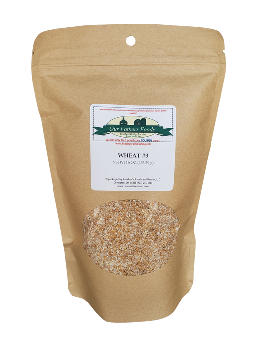Crushed Whole Cell Wheat #3, His Saving Grains