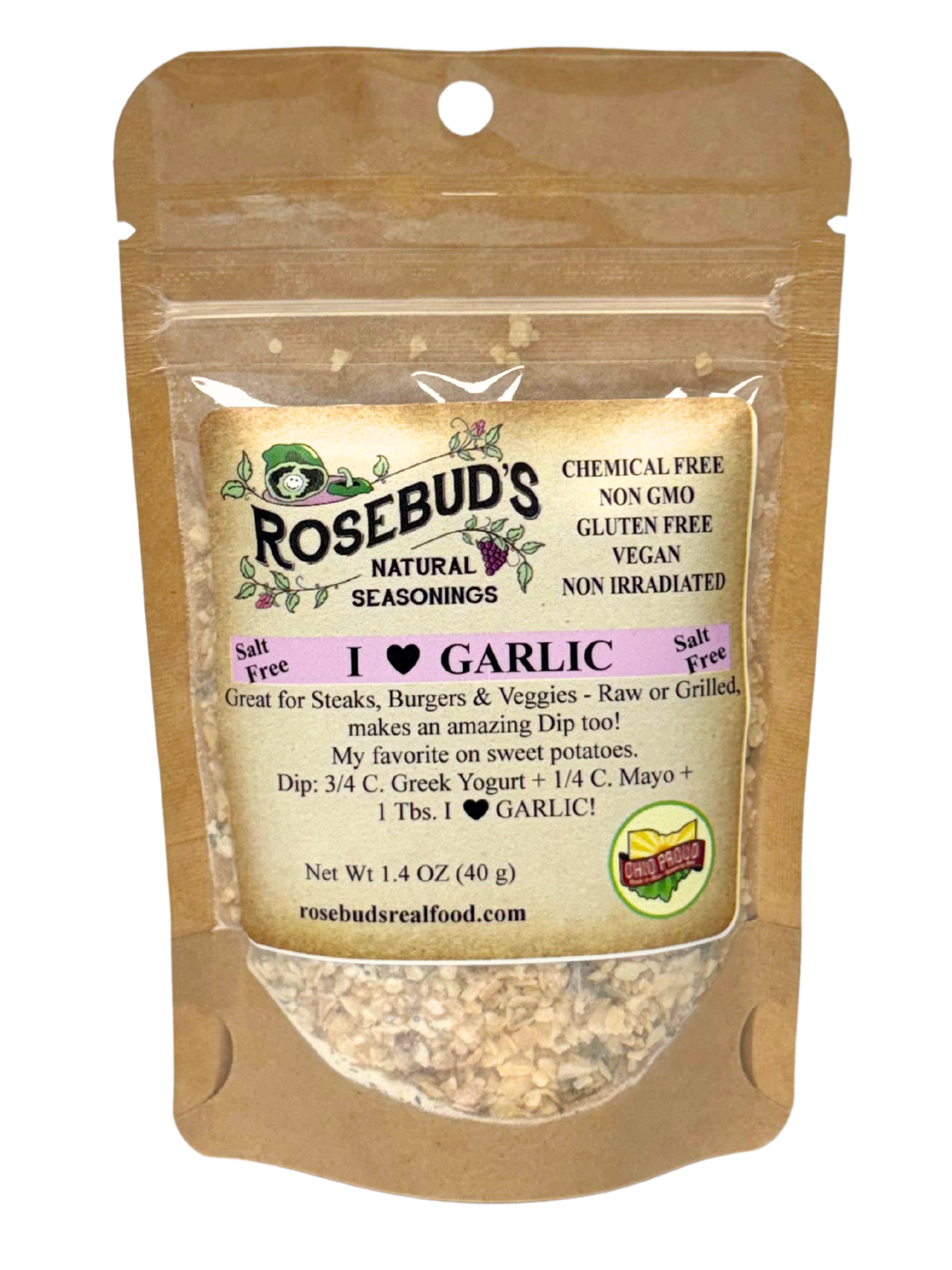 SALT FREE - I ๐ GARLIC (I LOVE GARLIC)
