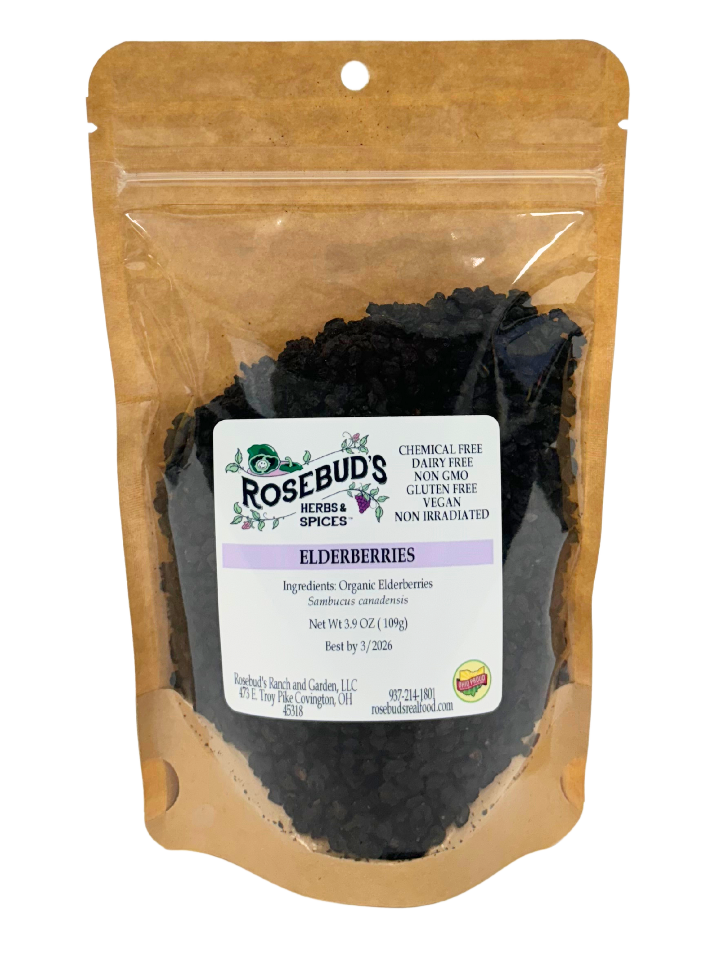 Elderberries, Dried