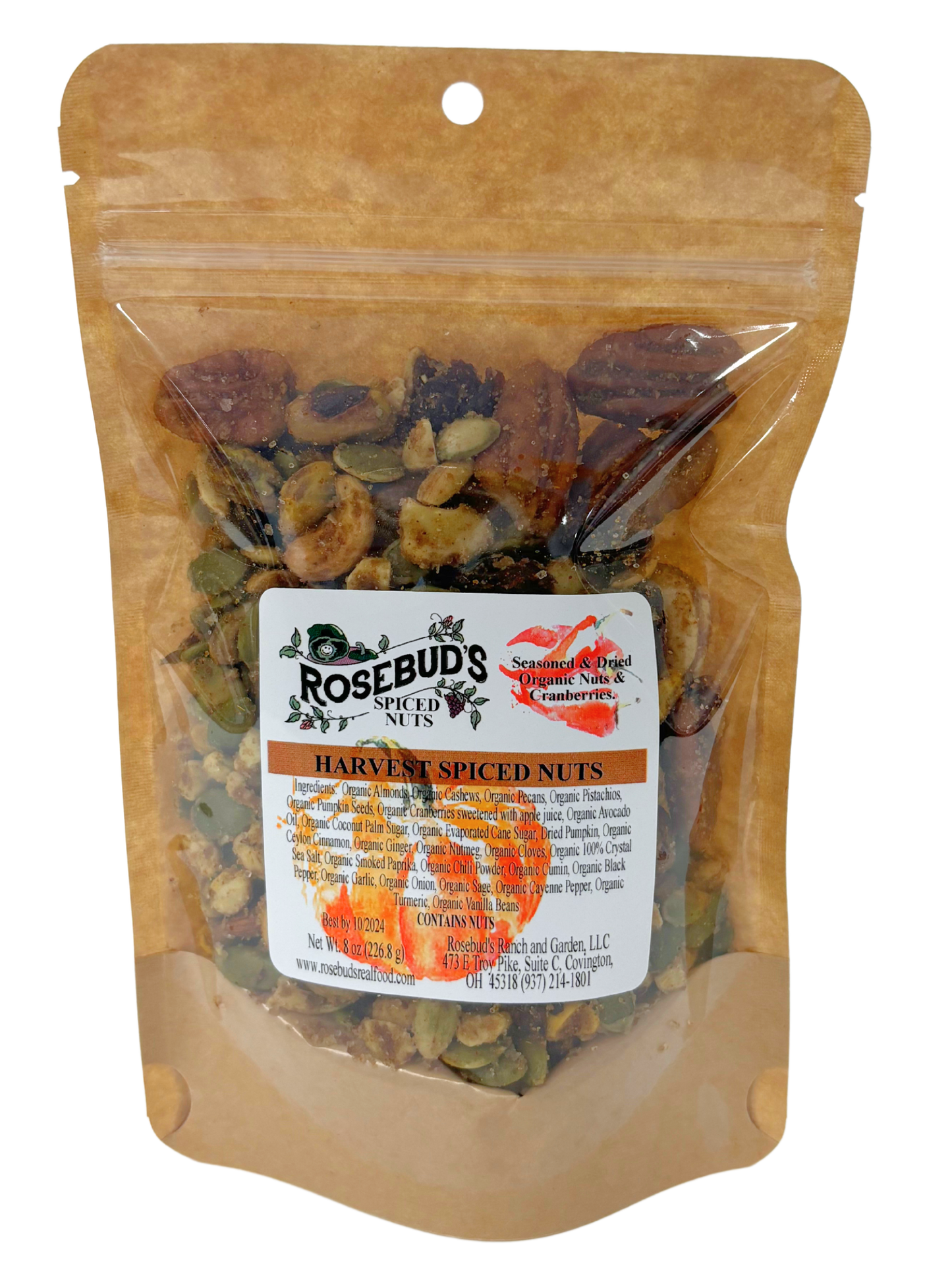 Harvest Spiced Nuts (mix or pecans)