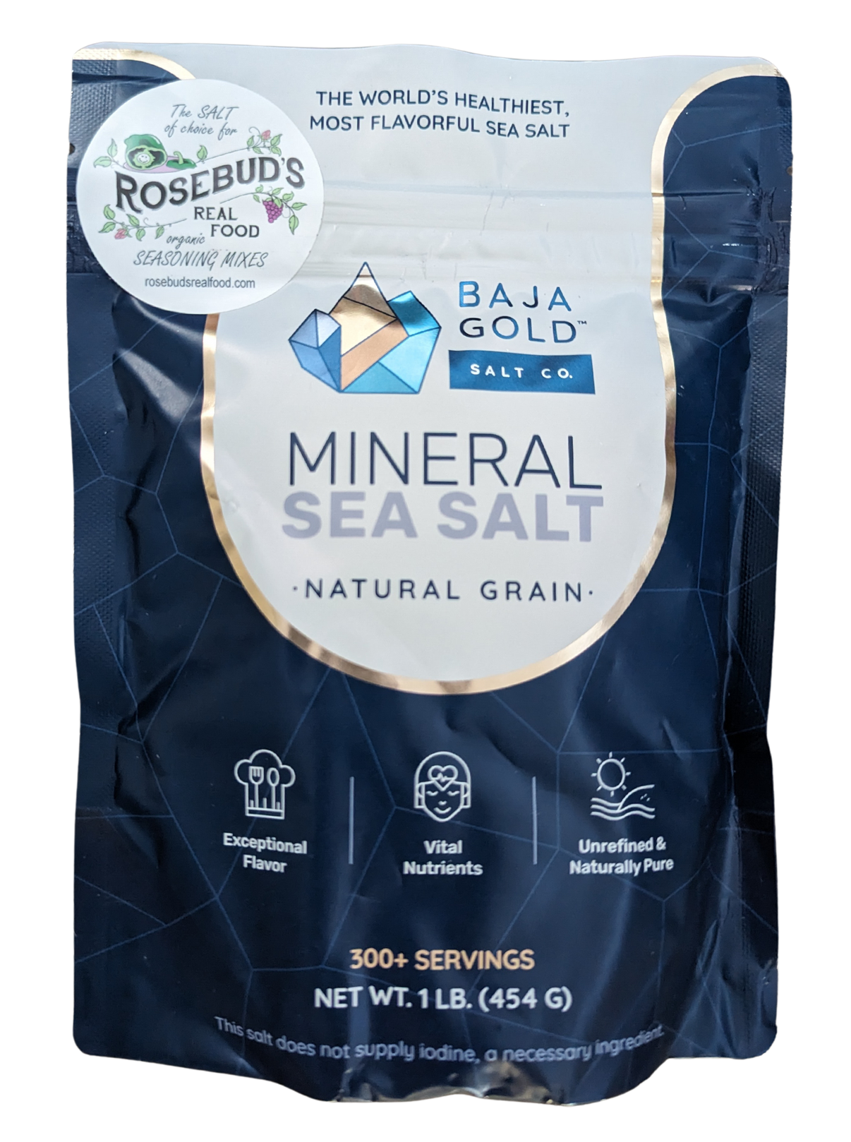 Baja Gold Sea Salt Rosebud's Real Food