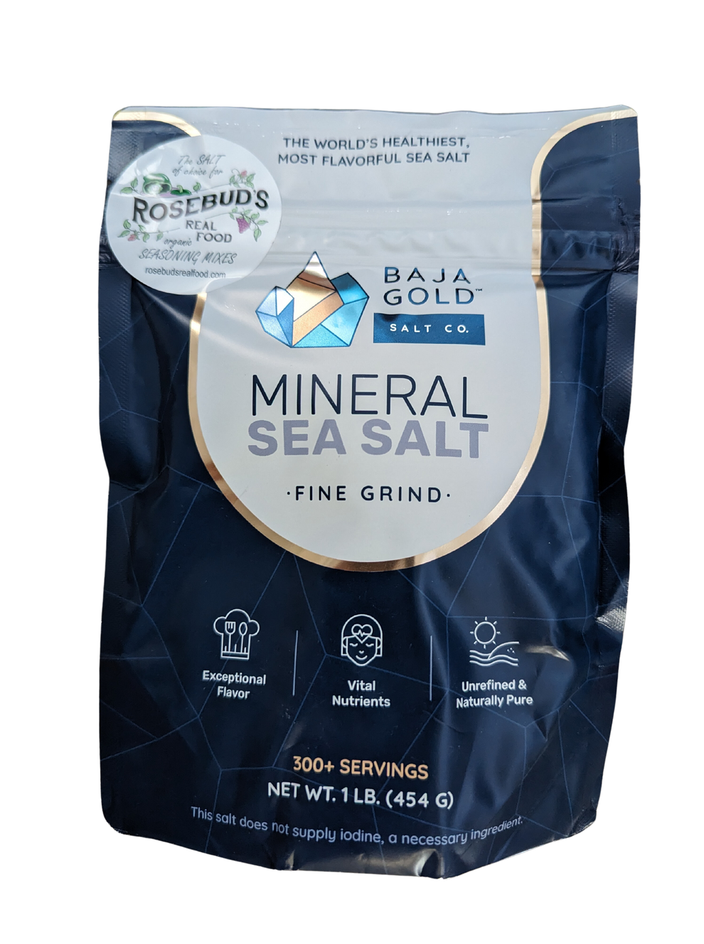 Baja Gold Sea Salt Rosebud's Real Food