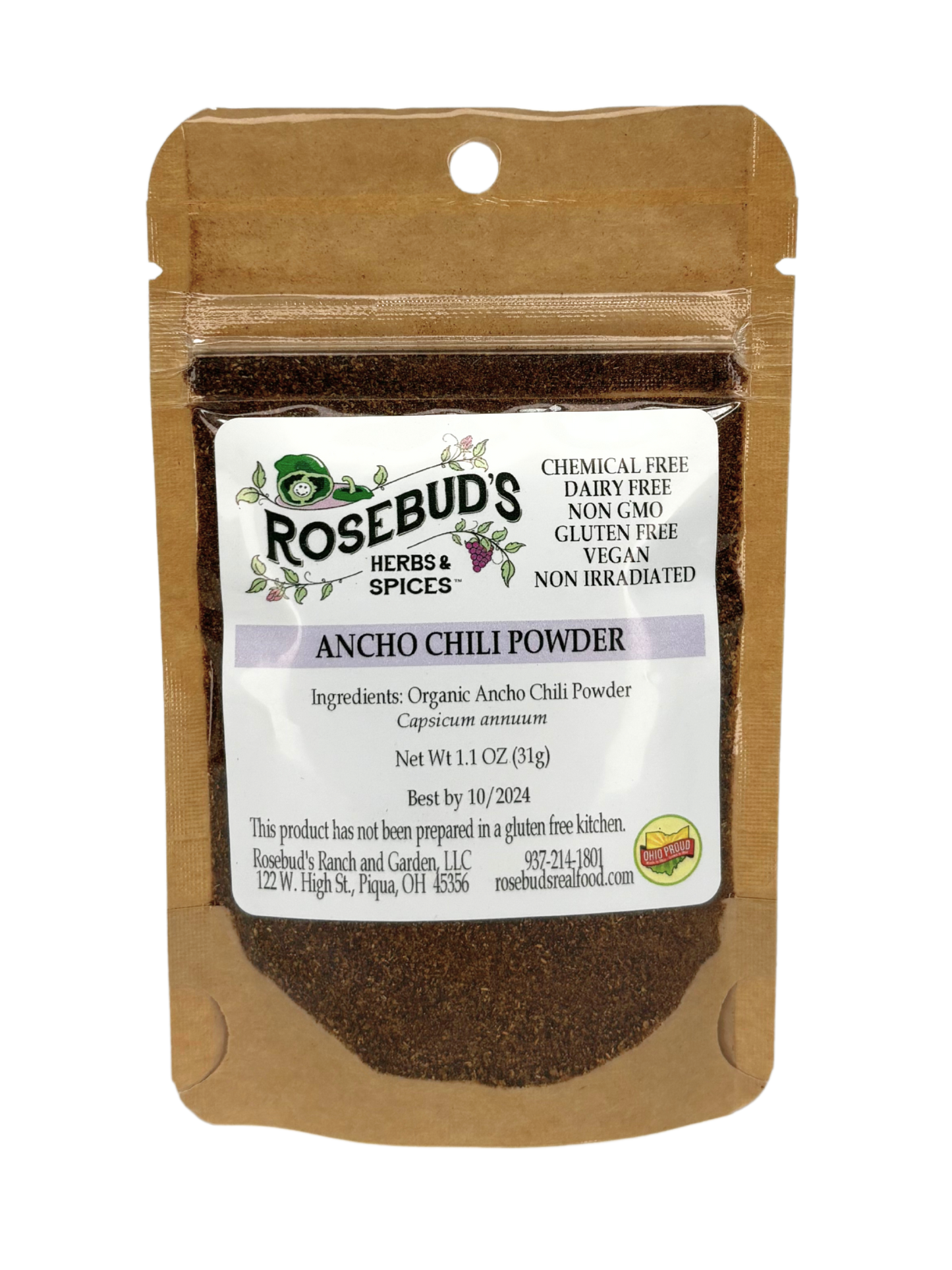 Chili Pepper Powder, Ancho