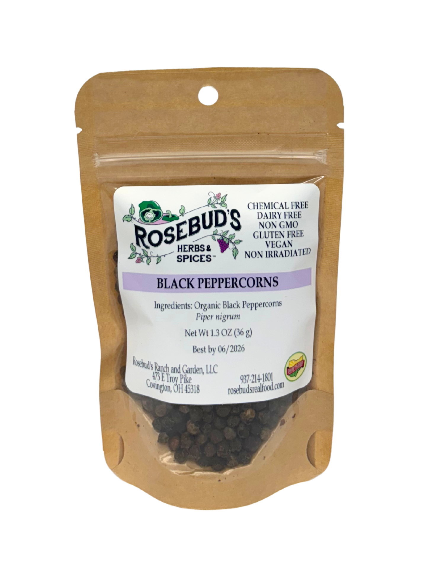 Peppercorns, Black