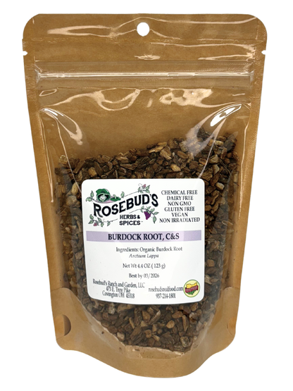Burdock Root, Cut and Sifted