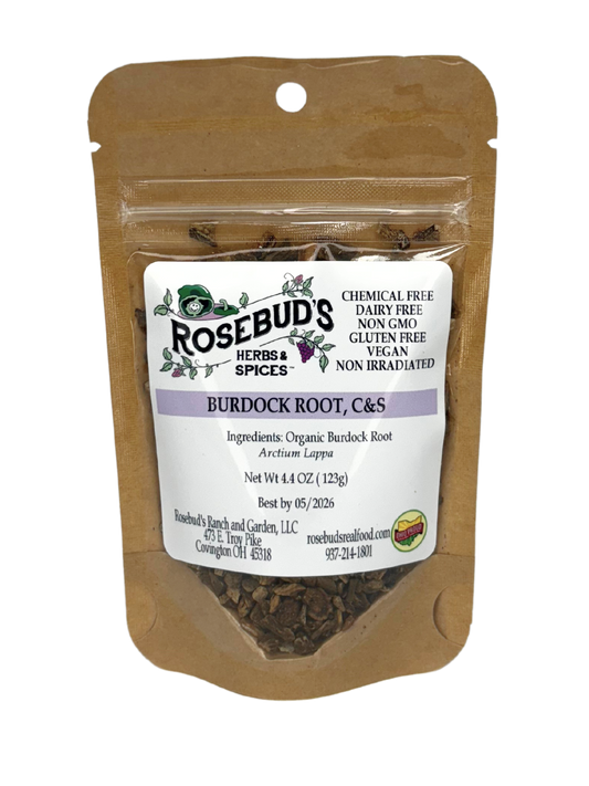 Burdock Root, Cut and Sifted