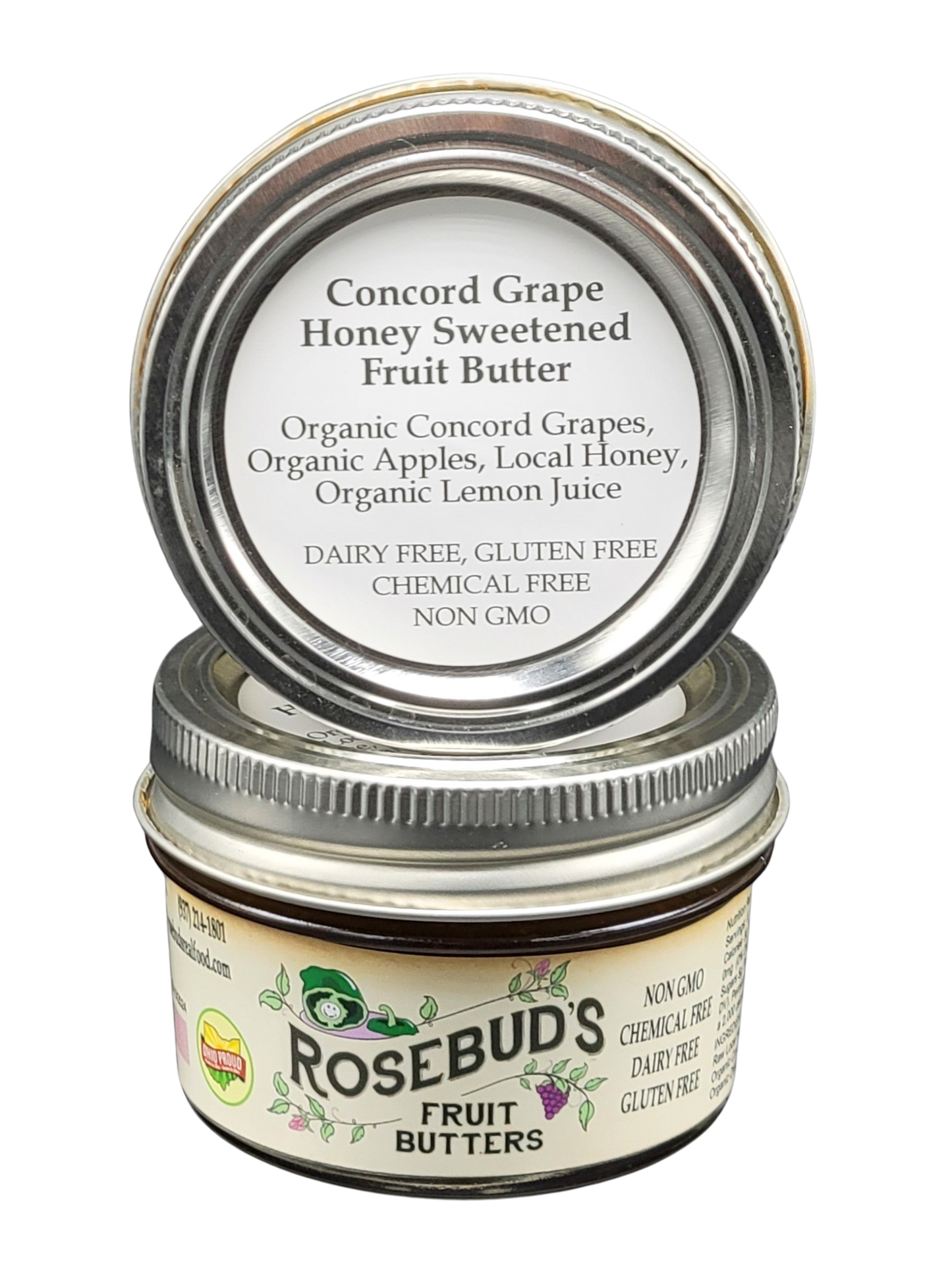Concord Grape Honey-Sweetened Fruit Butter