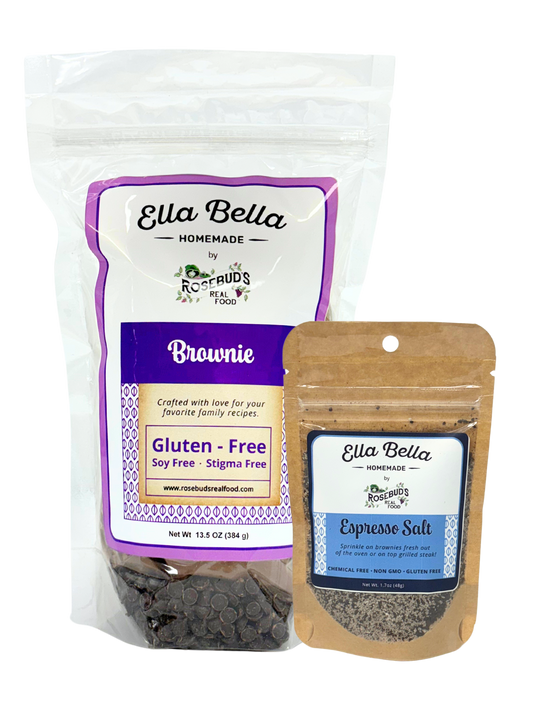 Ella Bella Brownie + Espresso Salt