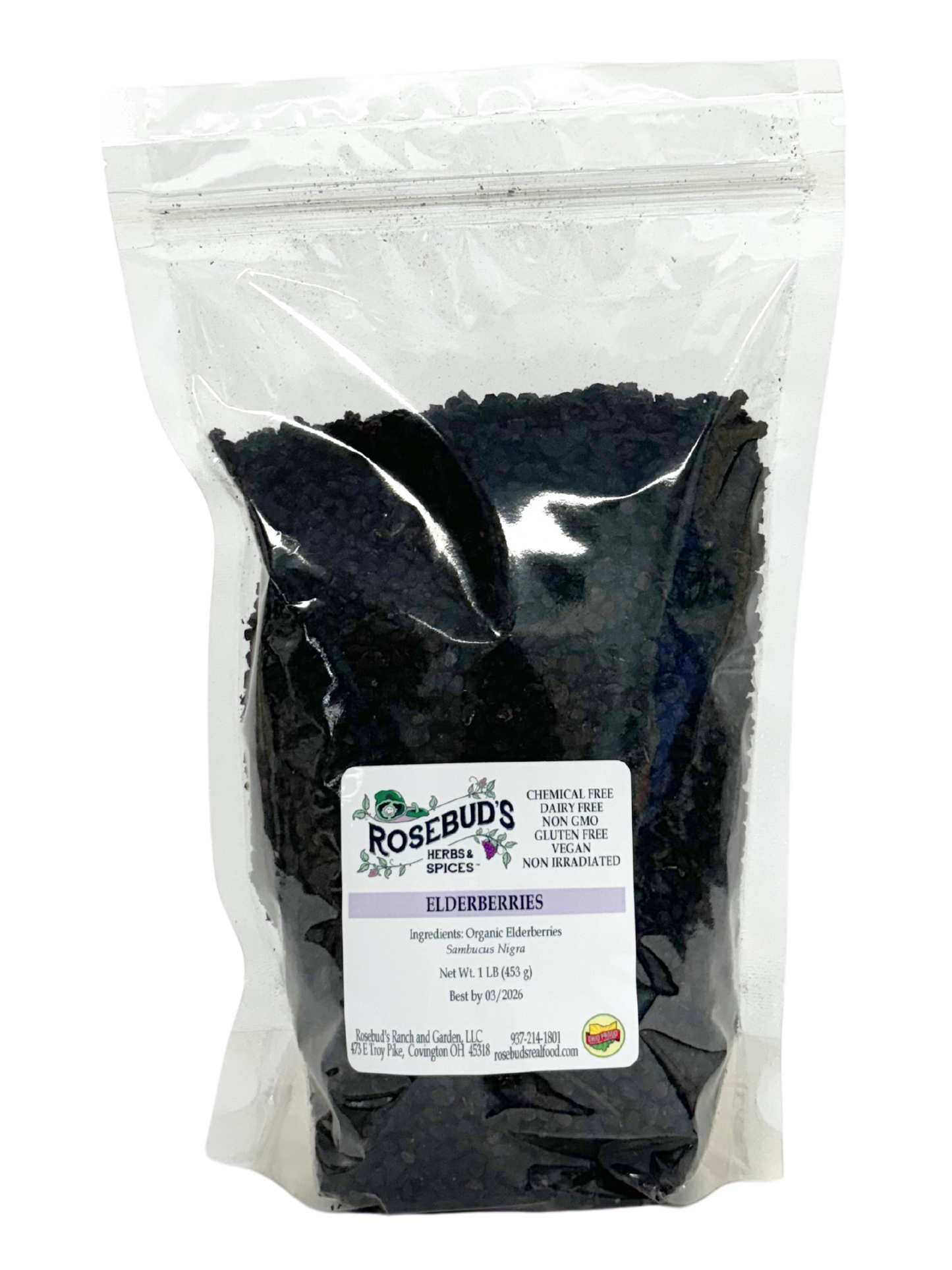 Elderberries, Dried