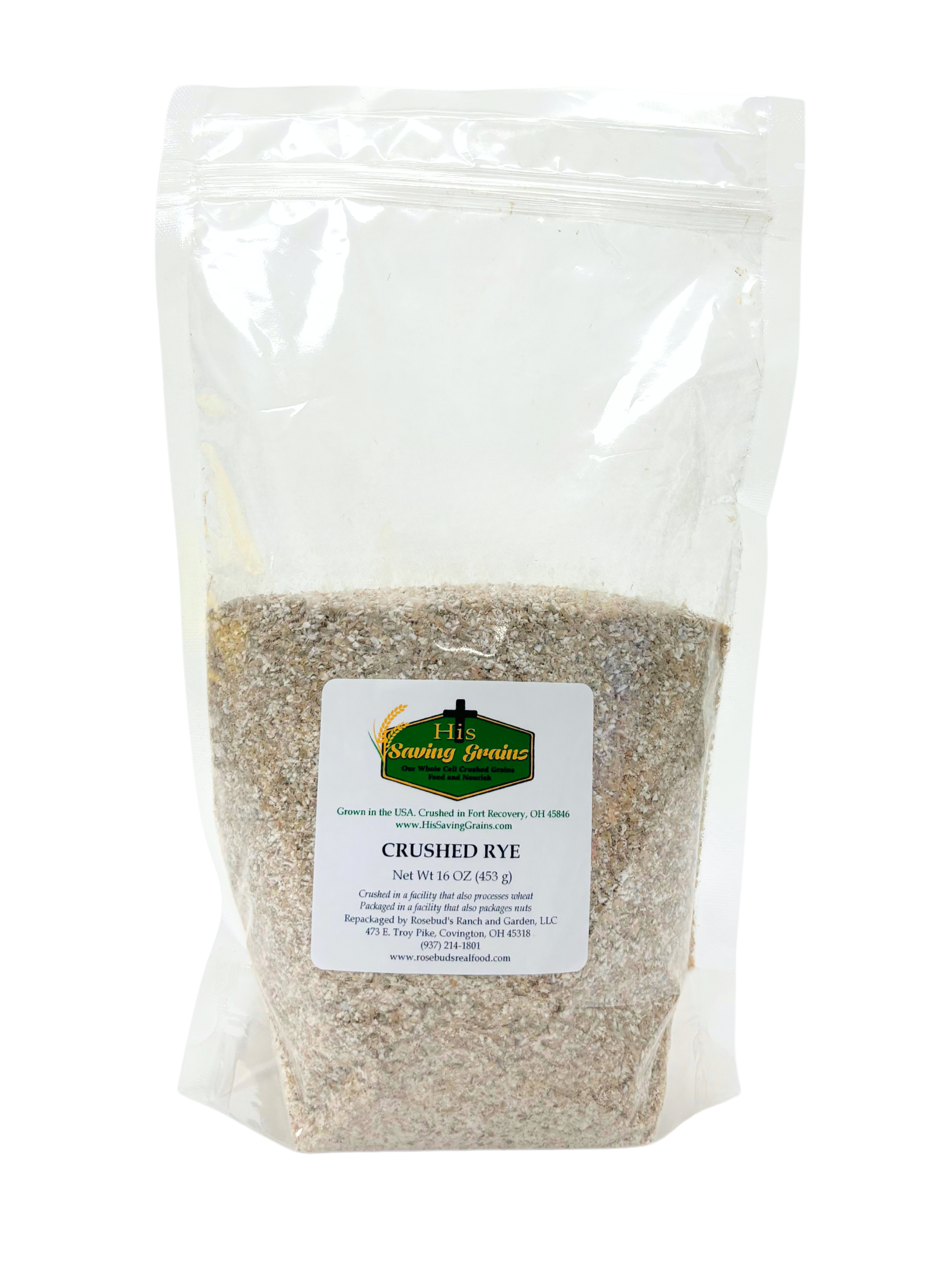 Refined Rye Whole Cell Crushed Rye Blend, His Saving Grains – Rosebud's Real Food