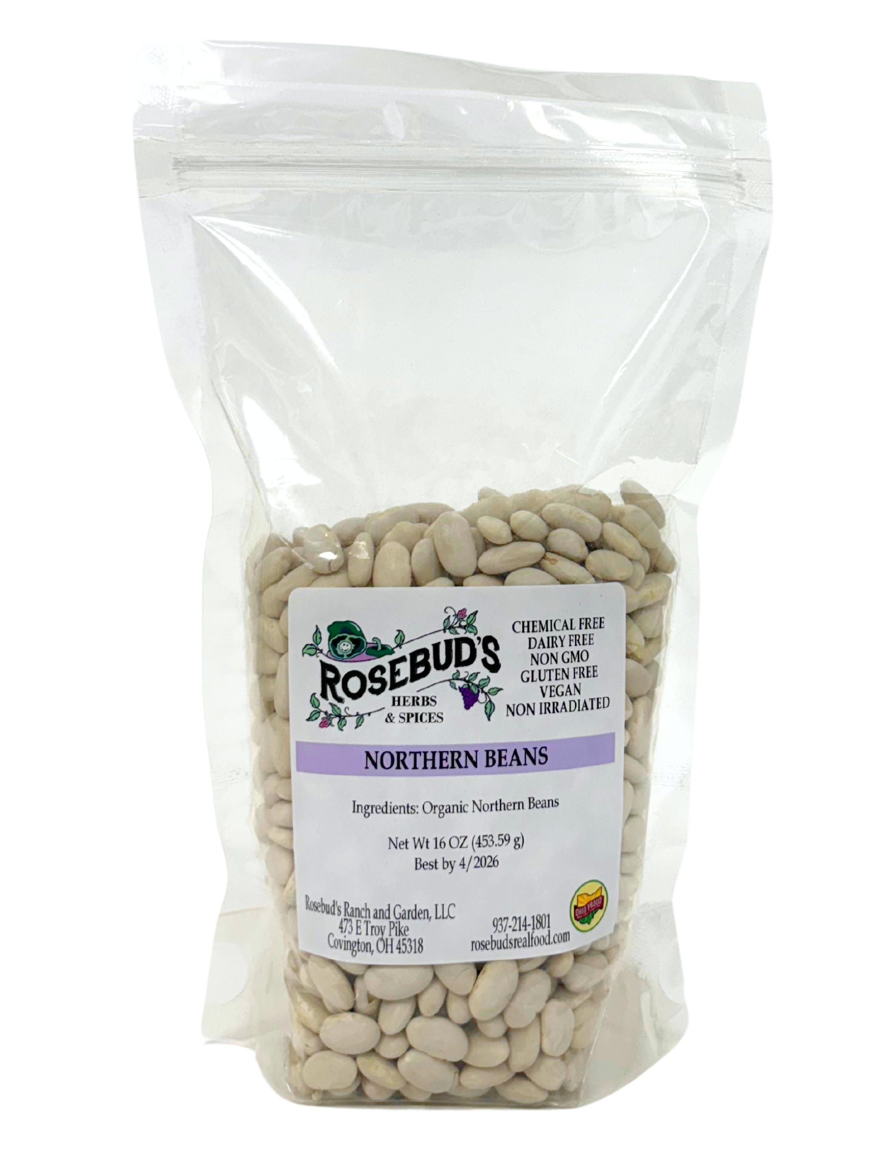 Nottea Beans Great Northern Beans – Rosebud's Real Food