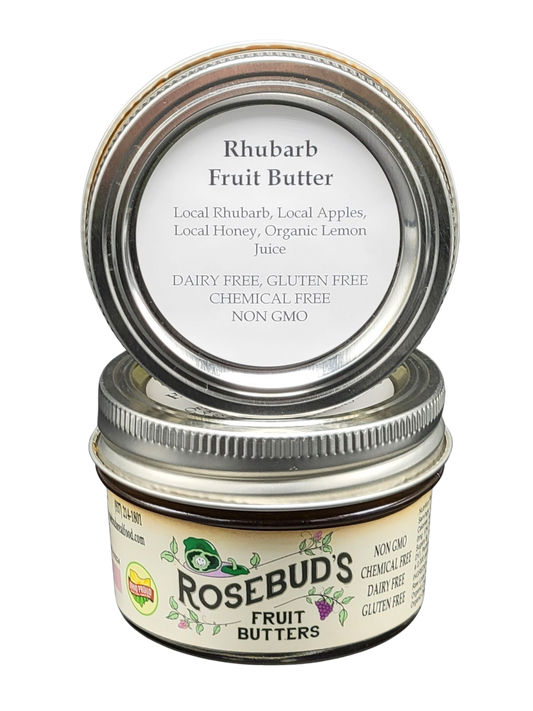 Rhubarb Honey-Sweetened Fruit Butter