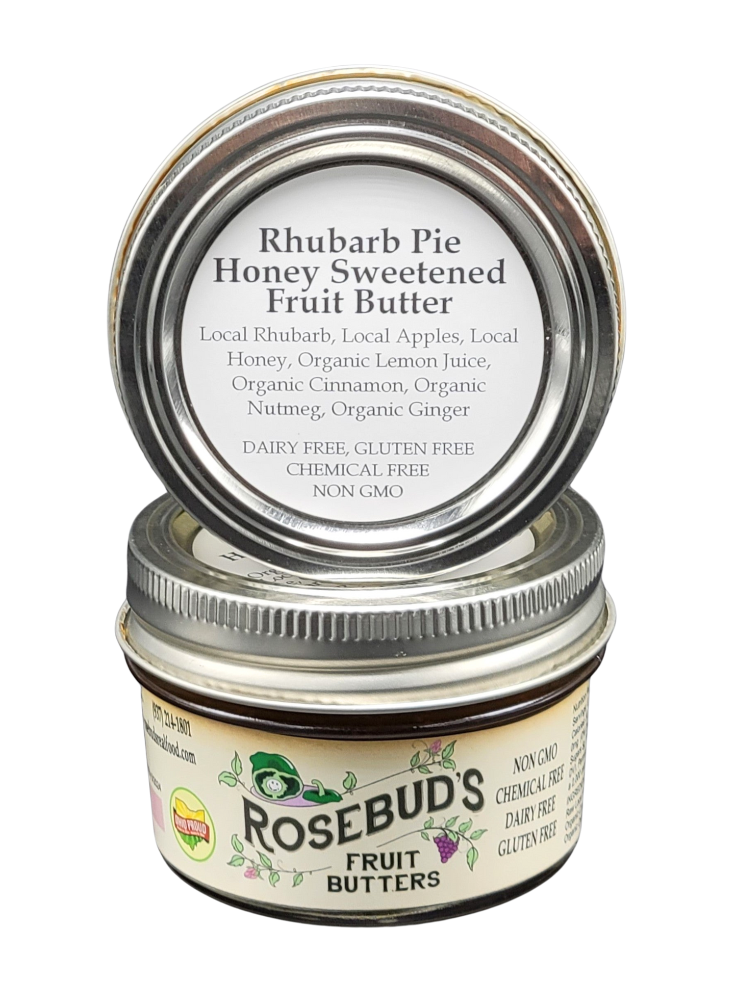 Rhubarb Pie Honey-Sweetened Fruit Butter