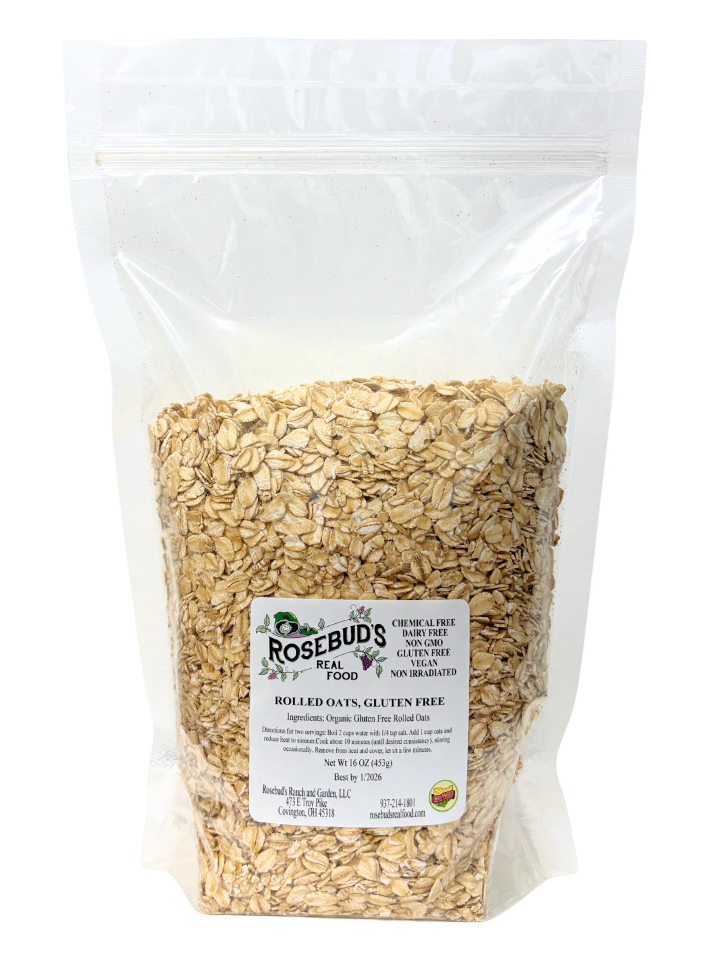 Rolled Oats, Gluten Free