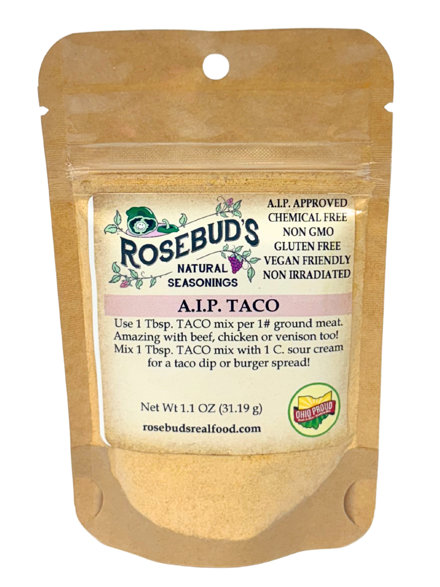 Taco - Auto Immune Protocol Version No Onion, No Pepper and No Seeds.