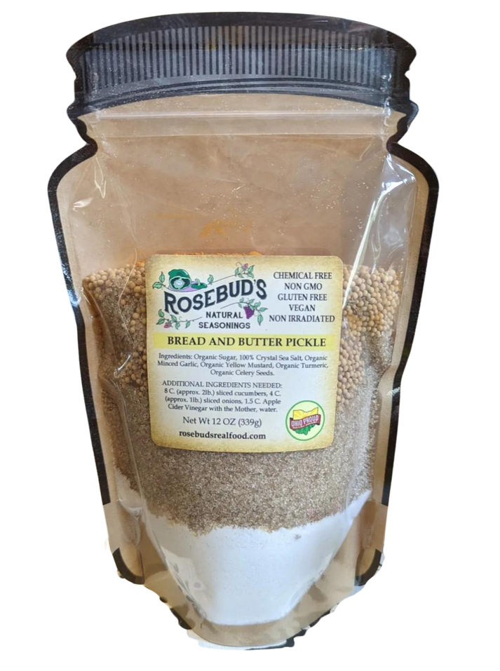 BREAD AND BUTTER PICKLE SEASONING Rosebud's Real Food