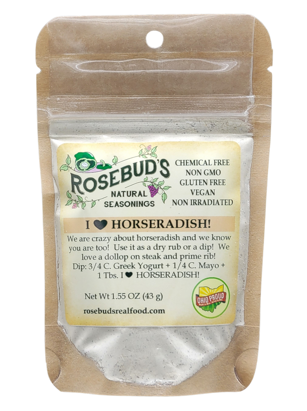 I 🧡 HORSERADISH (I LOVE HORSERADISH) Rosebud's Real Food