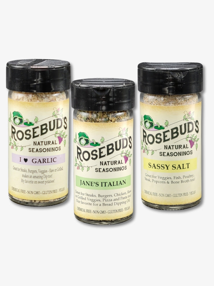 Rosebud's Real Food Best Selling Natural Seasonings Bundle