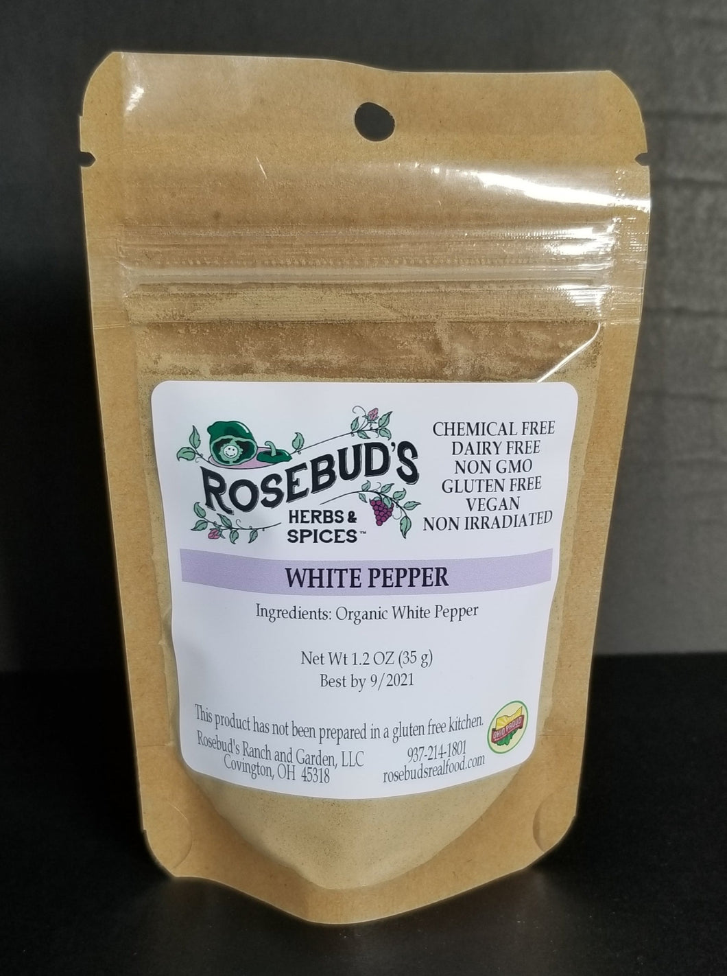 Pepper, White, Powder