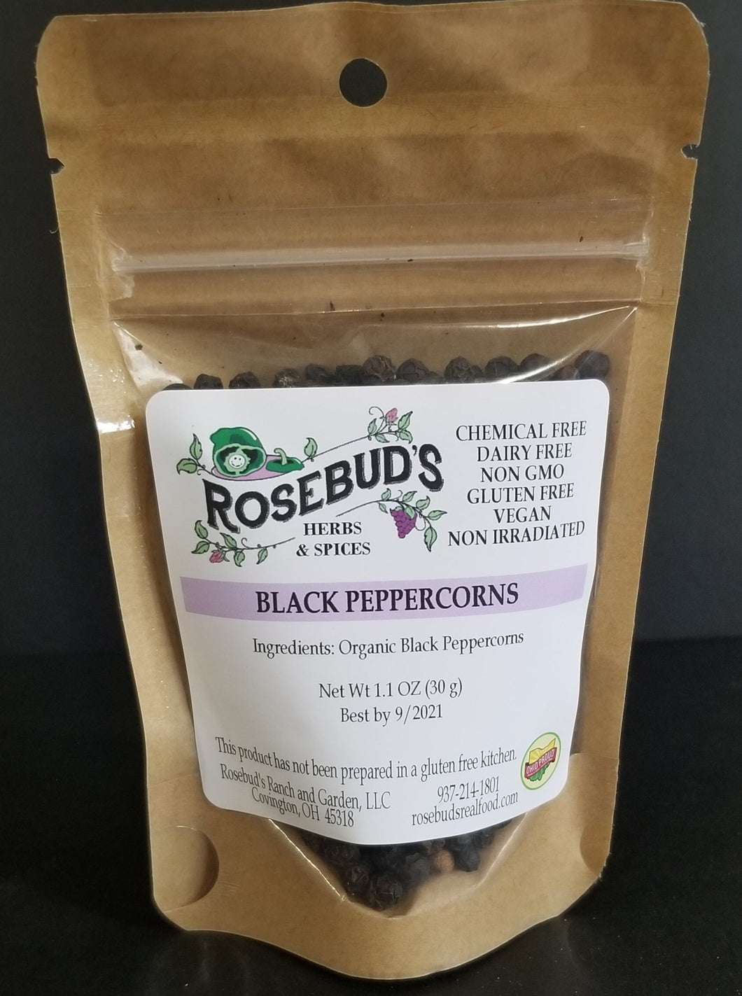 Peppercorns, Black