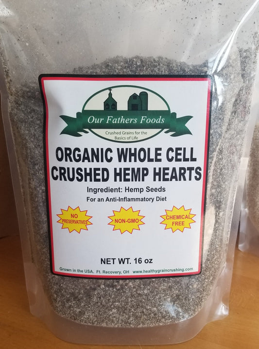Whole Cell Crushed Hemp, His Saving Grains