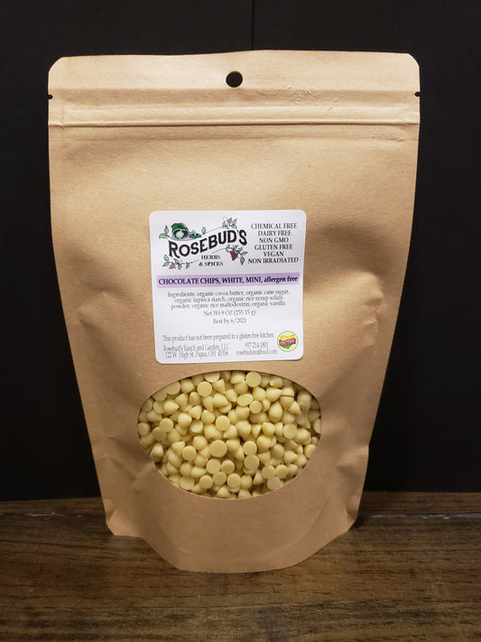 Chocolate Chips, White, Allergen Free