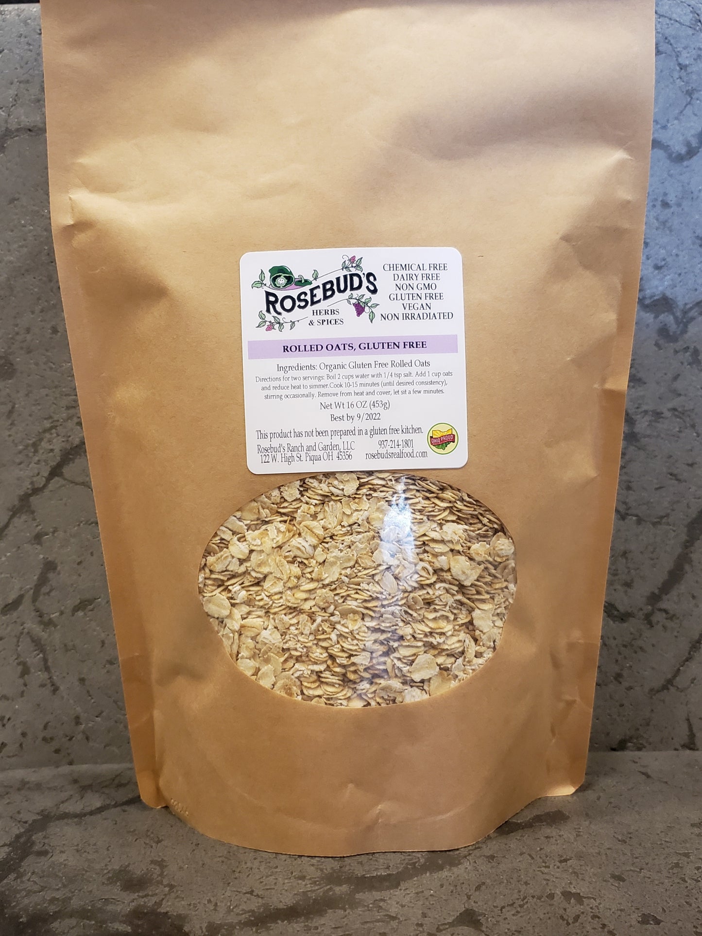 Rolled Oats, Gluten Free