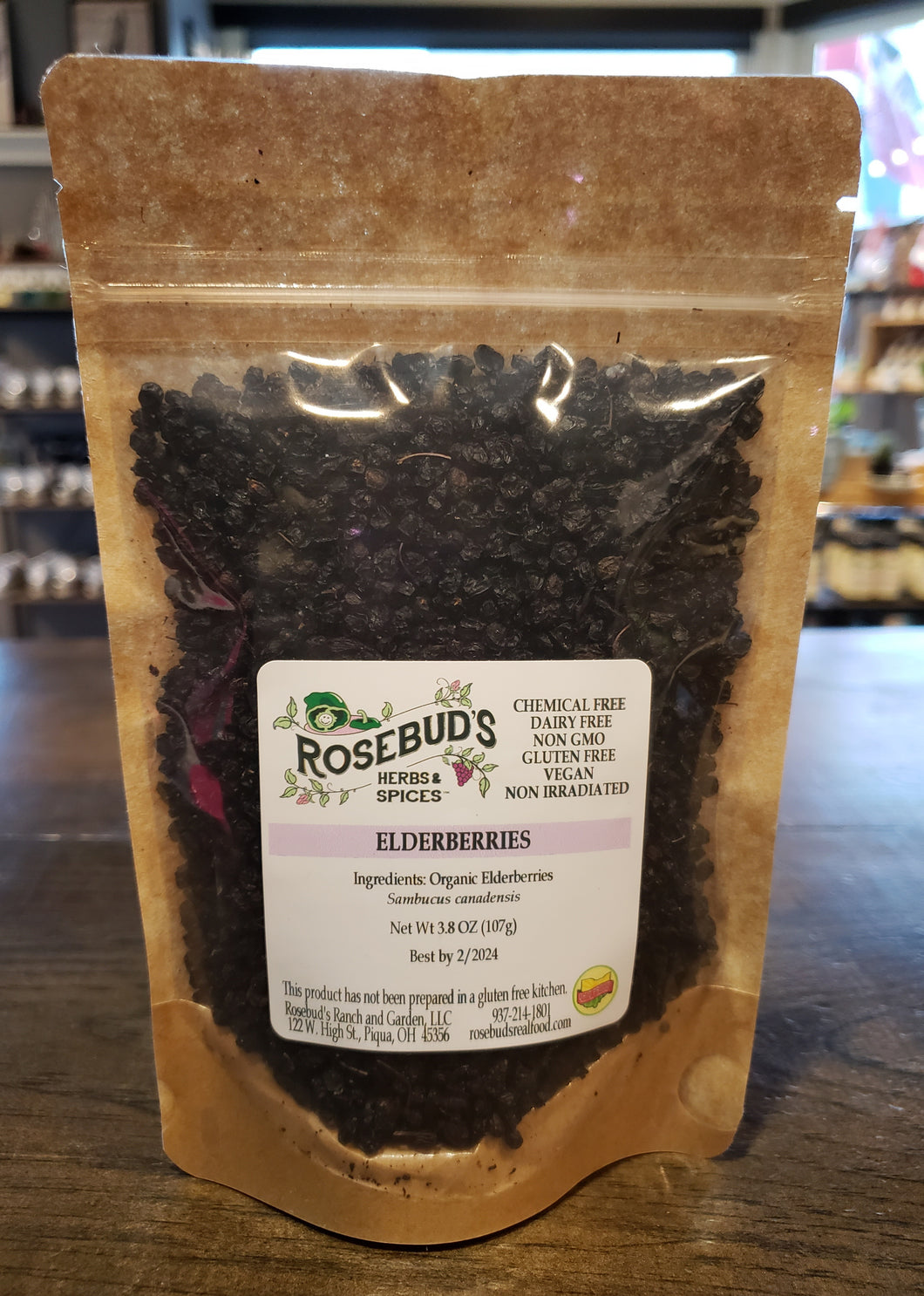 Elderberries, Dried