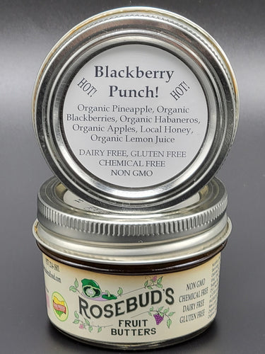 Blackberry Punch! Honey-Sweetened Fruit Butter