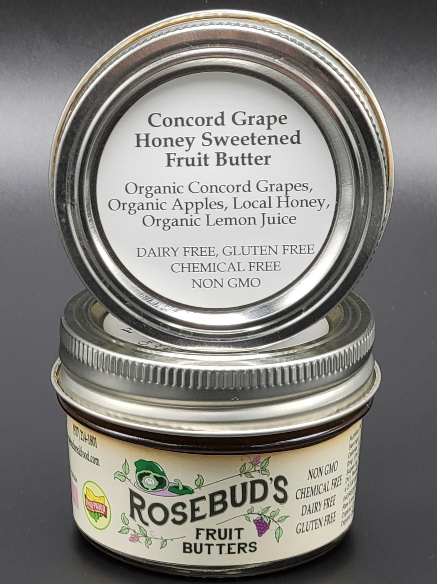 Concord Grape Honey-Sweetened Fruit Butter