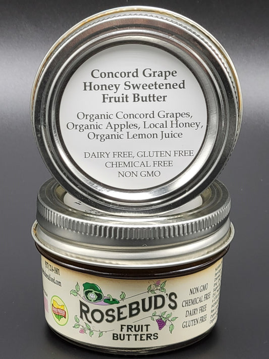 Concord Grape Honey-Sweetened Fruit Butter