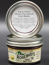 Load image into Gallery viewer, Fig &amp; Citrus Honey Sweetened Fruit Butter