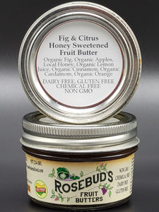 Fig & Citrus Honey Sweetened Fruit Butter
