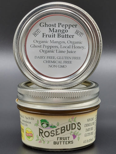 Ghost Pepper Mango Honey Sweetened Fruit Butter