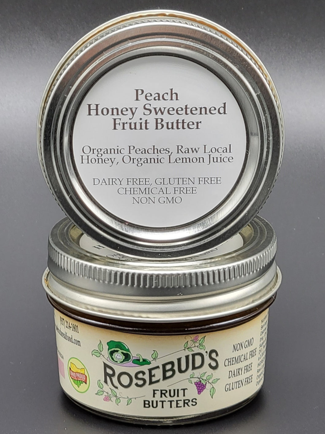 Peach Honey-Sweetened Fruit Butter