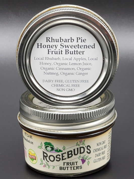 Rhubarb Pie Honey-Sweetened Fruit Butter
