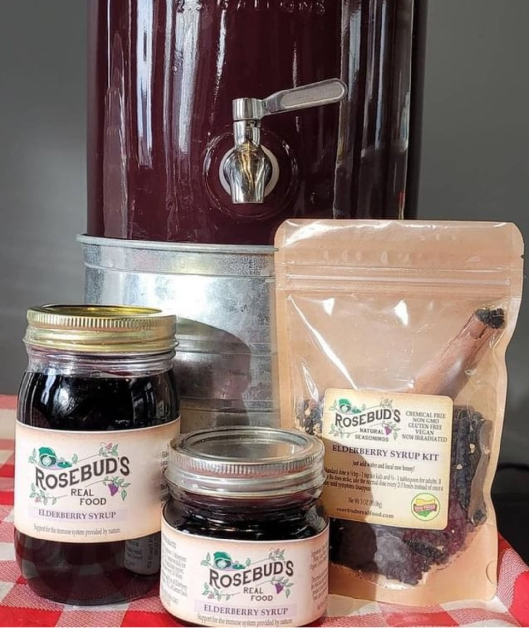 Elderberry Syrup Kit - Make your own Elderberry Syrup using honey local to you!