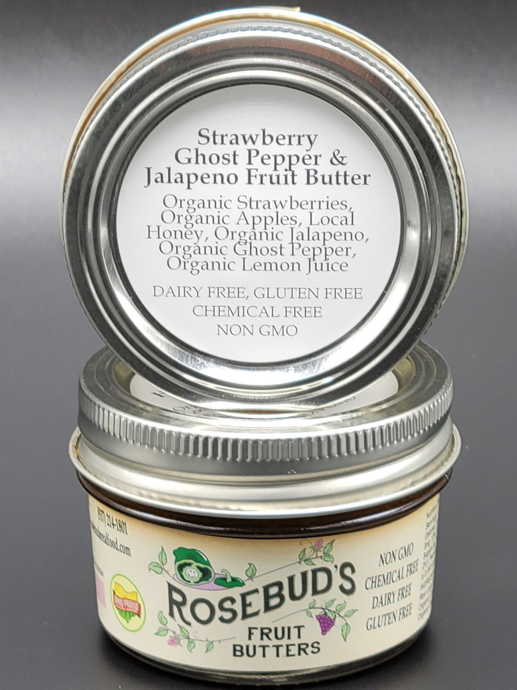 Strawberry Jalapeno Honey-Sweetened Fruit Butter